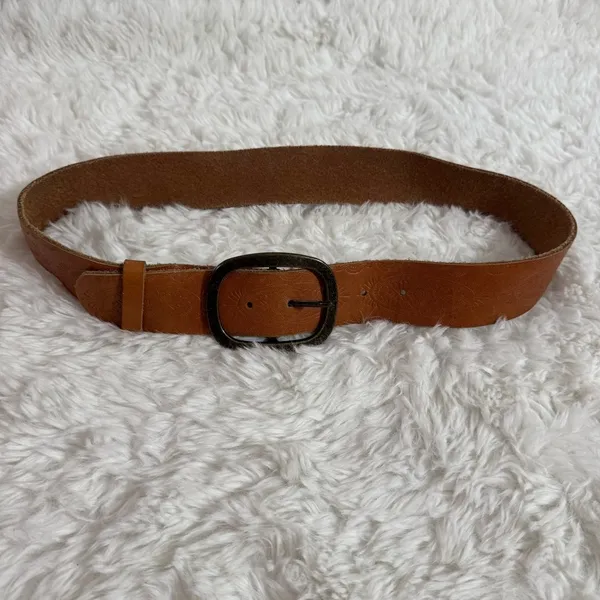Gap Light Brown Leather Buckle Belt‎ - Image 16