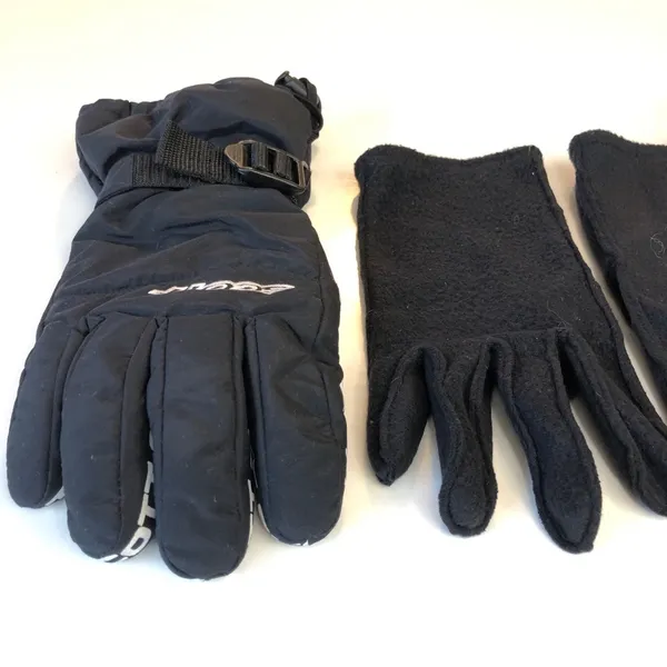 SCOTT Black Ski Snowboard Gloves with Separate Liner - Image 9