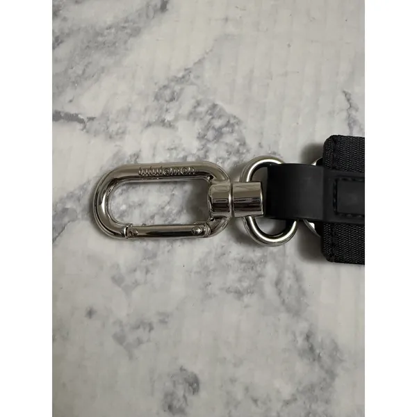 Lululemon Never Lost Keychain Black Beige Stripe Keychain Lanyard Keyring Clip - Image 5