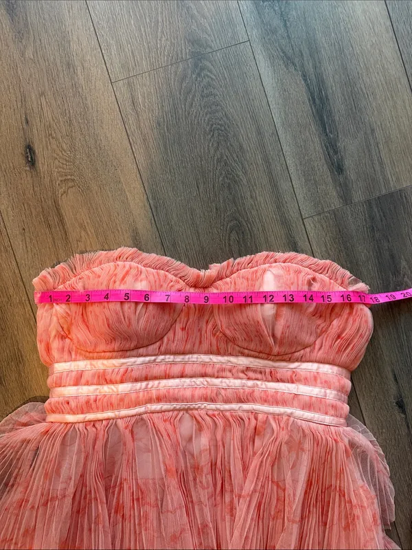 Anthropologie HUTCH Monaco Tiered Tulle Dress- size 12 - Image 4