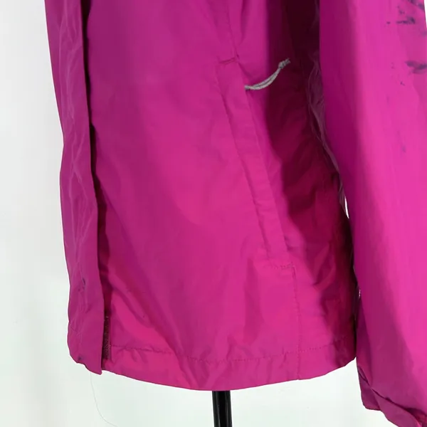 Columbia Womens Ski Rain Jacket Waterproof Hooded Omni-Tech Shell Pink XS - FLAW - Image 9