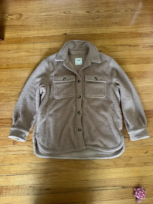 Abercrombie & Fitch Sherpa Shirt Coat - Image 2