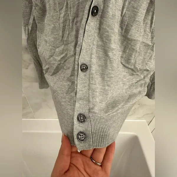 ZARA *NWT*  Gray Button-Down Cardigan - Image 2