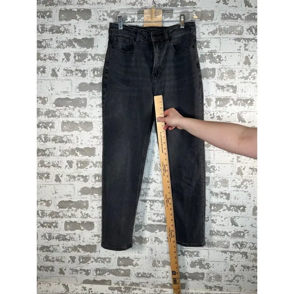 American Eagle | women black denim mom jean - Image 5