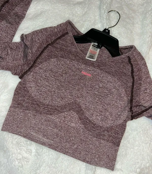 Flex Gymshark Cropped Long Sleeve Crop Top - Image 7