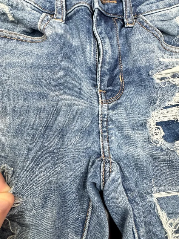 American Eagle Next Level Stretch Distressed Hi-Rise Jegging Jeans Size 0 Short - Image 2