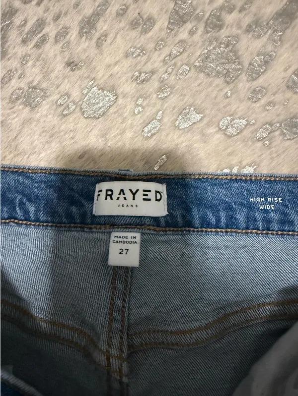 Cuffed denim jeans Blue Size 27 - Image 2