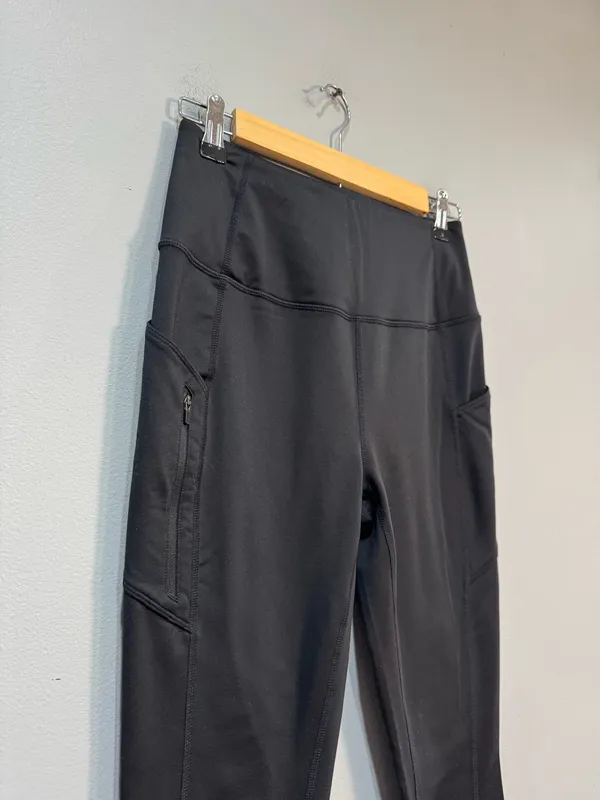 Black Eddie Bauer Stretch Casual Pants Size S EUC - Image 3