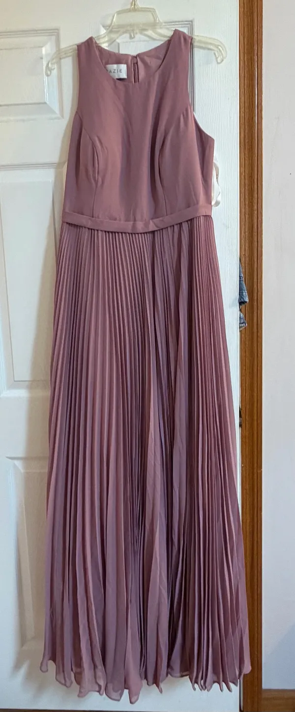 Azazie Bridesmaid Dress Chiffon - Image 3