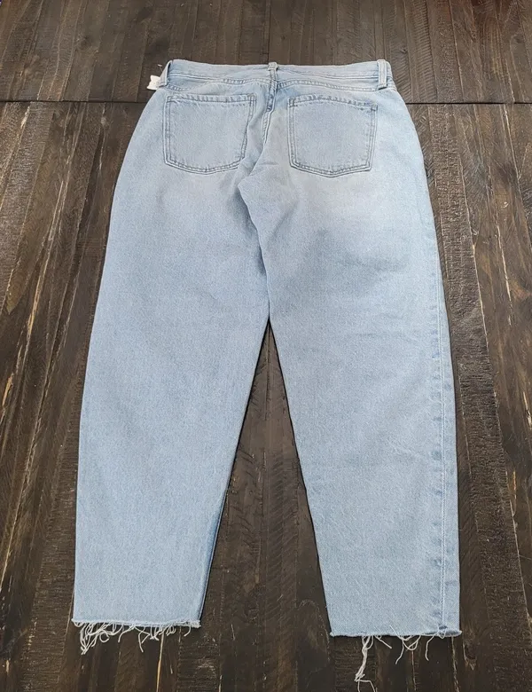 Old Navy High-Rise Slouchy Taper Jeans Light Wash Denim Women’s Size 4 - Image 3