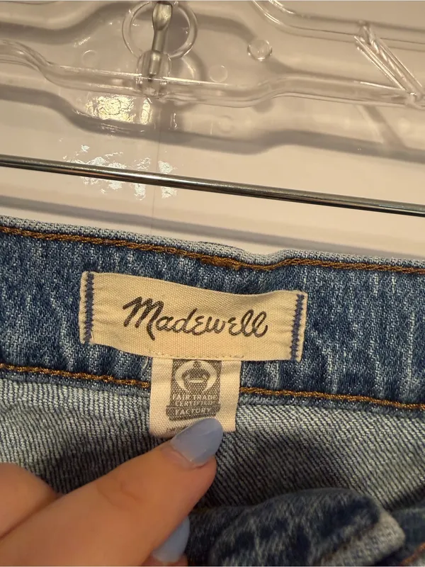 Classic Blue Madewell the Perfect Vintage Jeans - Timeless Straight Fit - Image 2