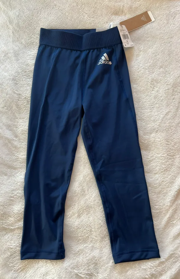 Adidas Blue Techfit Leggings - Image 3