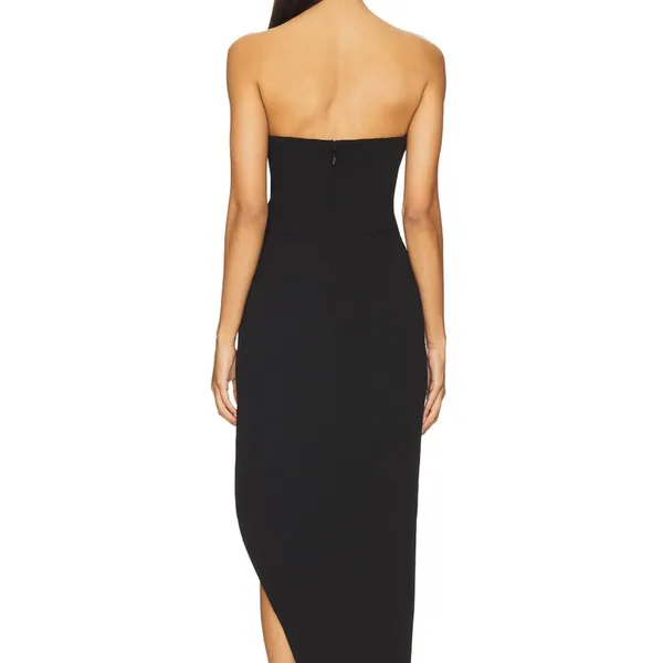 Superdown Black Strapless Gown - Image 3