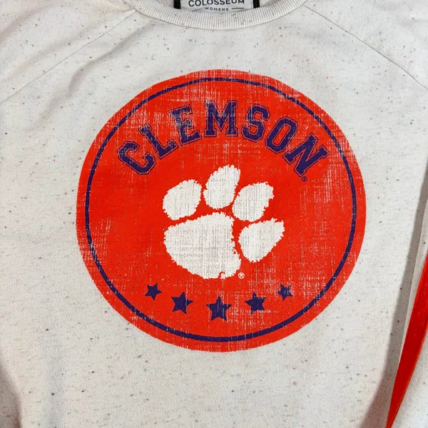 Colosseum Athletics womens Clemson sweatshirt. Size XL. Tigers, athletic, college sports - Image 2