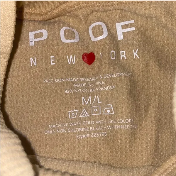 Tan mock neck t - Image 4