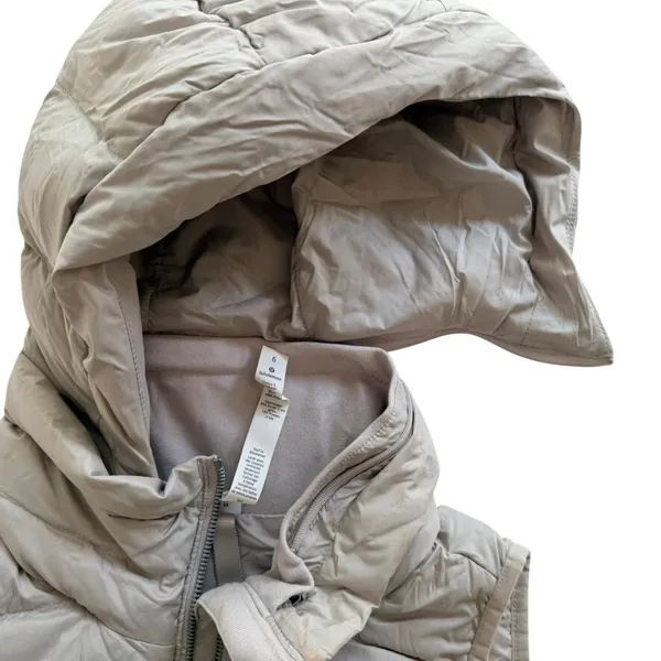 Lululemon Pack It Down Vest Chrome Grey Size 6 Goose Down Puffer Winter Ski - Image 10