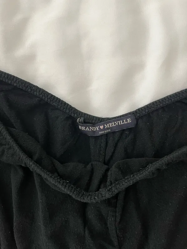 Brandy Melville Lounge Shorts Black - Image 2
