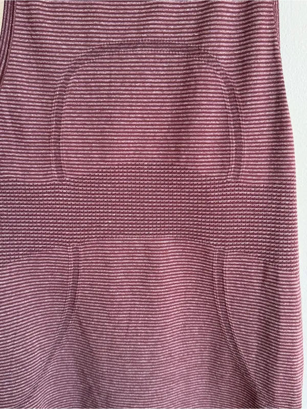 Lululemon Run Swiftly Tech Tank Tonka Stripe Heathered Bordeaux Drama Bordeaux 6 - Image 4