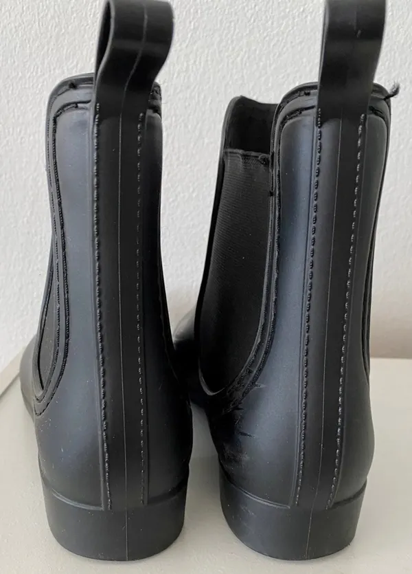 MIA Black Rain Boots Rainboots autumn winter boots - Image 6
