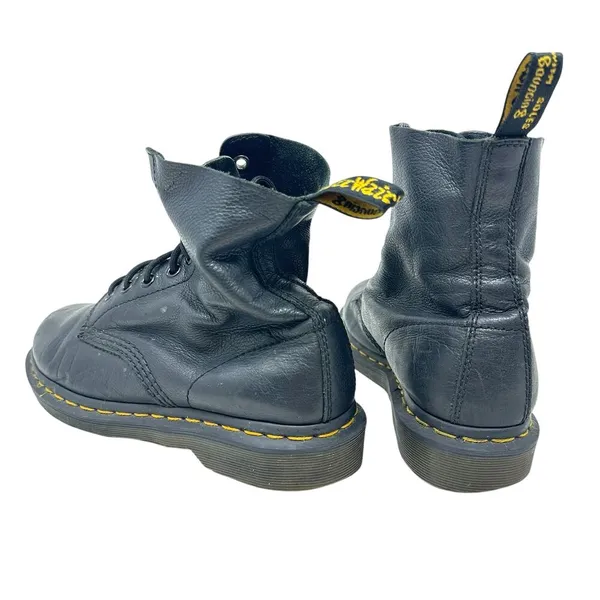 Dr. Martens 1460 Pascal Virginia‎ Soft Leather Boots Black Combat Size US 7 - Image 7