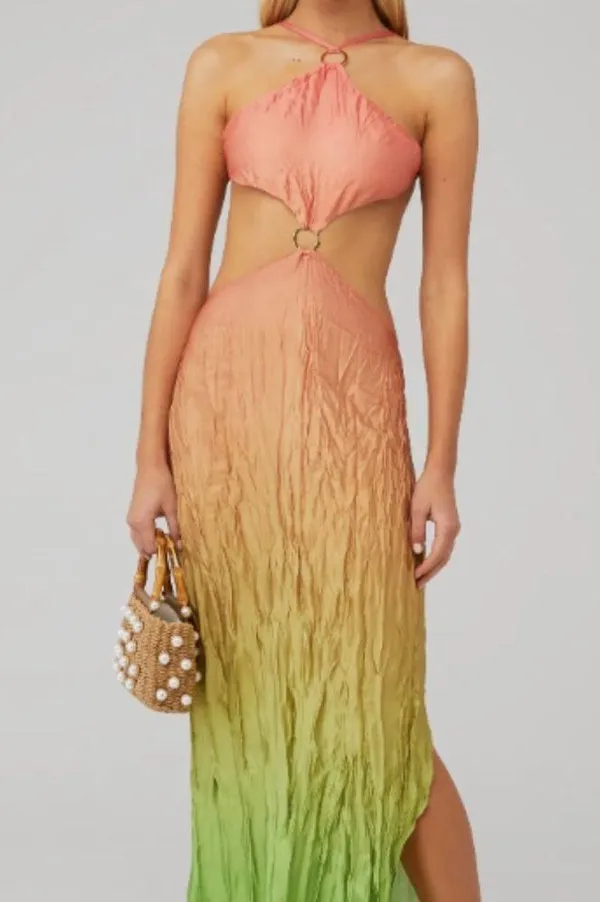 NWT Baobab Kira Maxi Dress Sunset Orange - Image 2