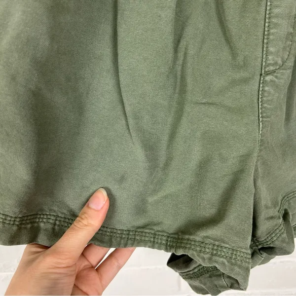 Aerie Babewatch Green Pull On Casual Shorts Size XL - Image 8