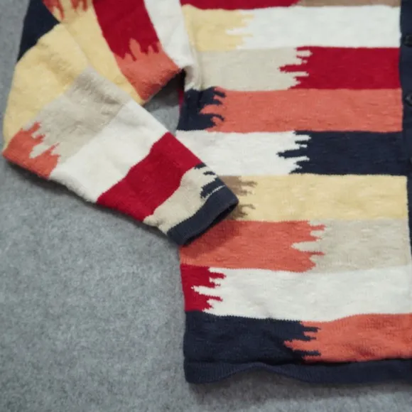 Vintage Christopher‎ & Banks Cardigan Sweater Ikat Stripe Western Cottagecore - Image 3
