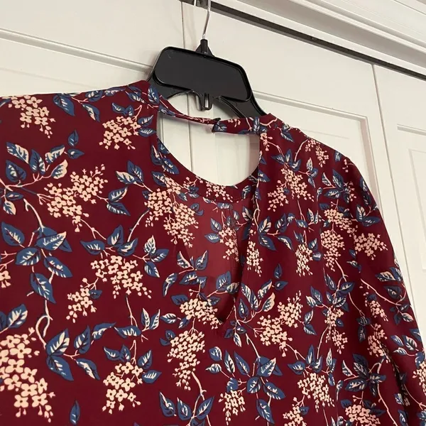Madewell floral tie front top - Image 7