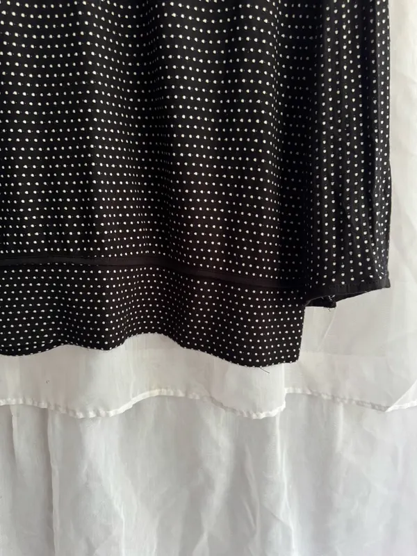 Max Studio Polka Dot Long Sleeve Top - Image 3