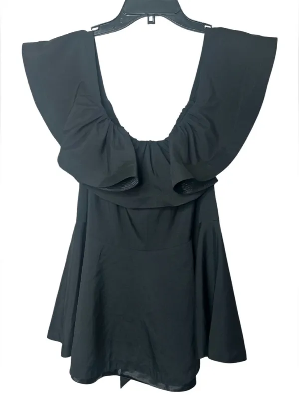 Mare Mare Off The Shoulder Bow Top Size Large Black - Image 6