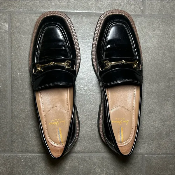 Sam Edelman Laurs Black Chunky Platform Lug Sole Loafers Women’s Shoe Size 8.5 - Image 3