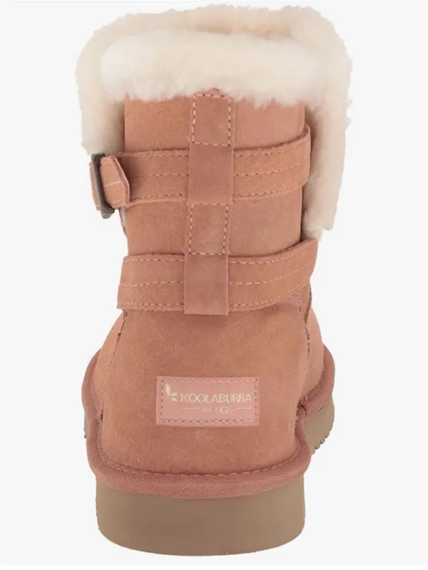 Koolaburra Suede Ankle Boot with Buckle in Rose Pink Size 7.5 - Image 11