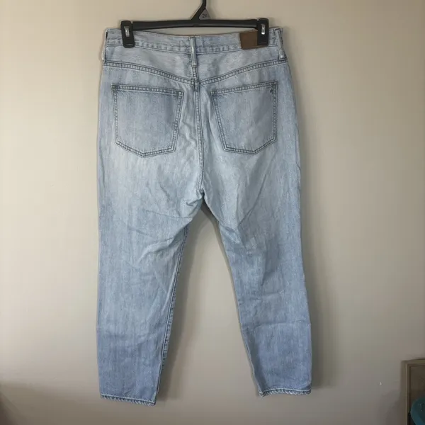 Madewell Jeans Womens 31(33) The Perfect Summer Jean Light Blue Cotton Denim - Image 3