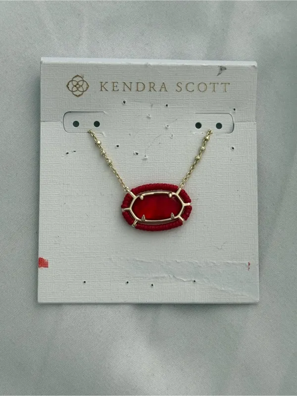 Kendra Scott Threaded Elisa Necklace in Red Illusion - Image 2