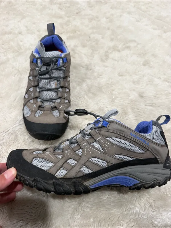 Merrell Chameleon Arc Ventilator women's hiking shoes Size 8.5 in gray and blue - Image 3