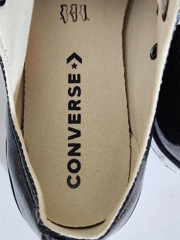 Converse Black Glitter Sparkle Sneakers Size 9.5 - Image 12