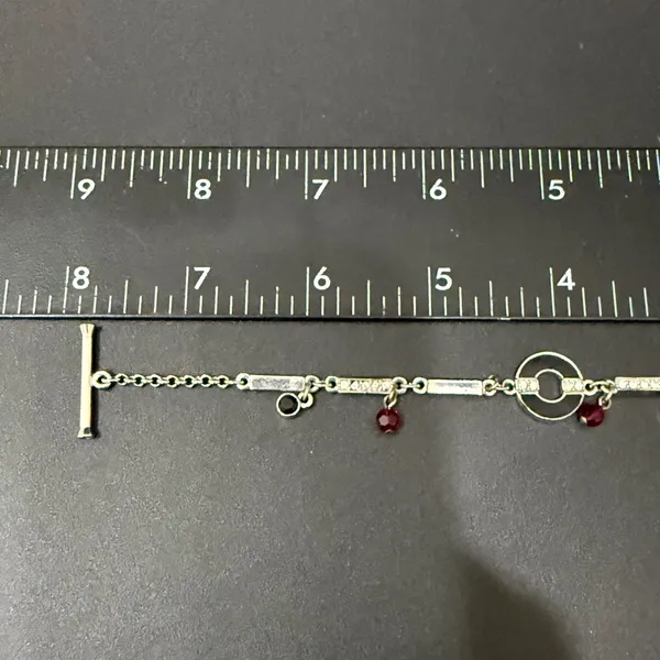 SWAROVSKI Crystal Swan Signed Silver-tone Toggle Bracelet 12.2g. - Image 7
