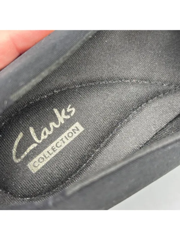 Clarks Noreen Will Shoes Womens 7.5 Black Round Toe Casual Slip On 26102169 - Image 8