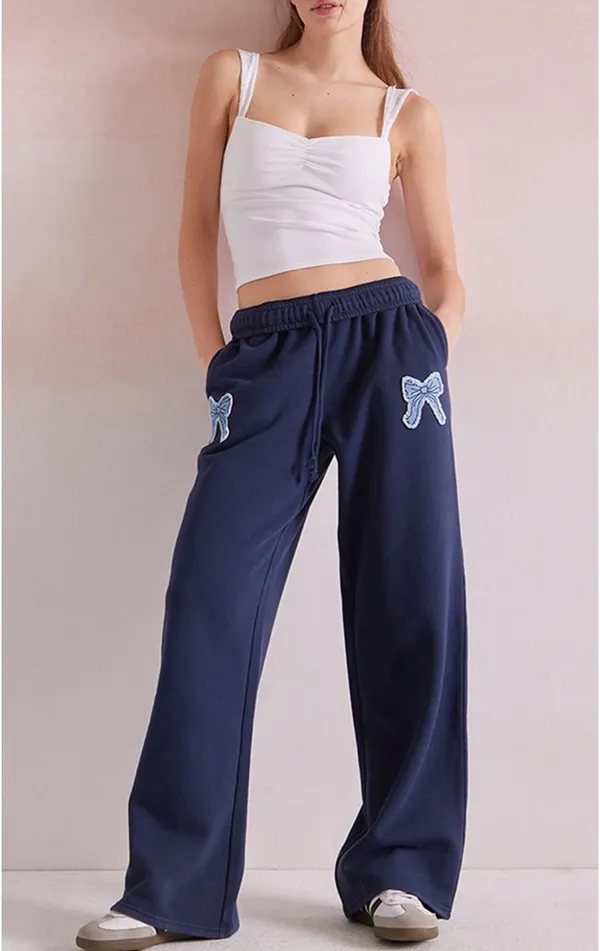 Pacsun Beverly & beck bow sweatpants - Image 3