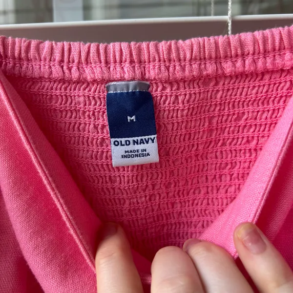 Old Navy Light pink linen dress - Image 3