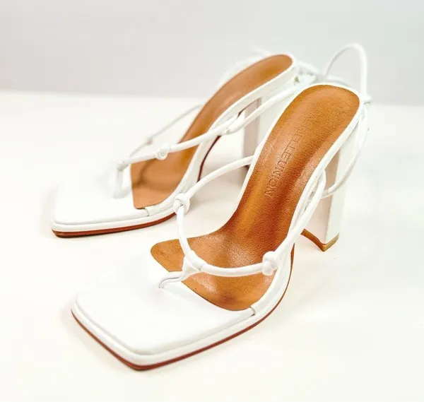 Gabrielle Union Kibibi Strappy Block-Heel Sandal Size 6 - Image 5
