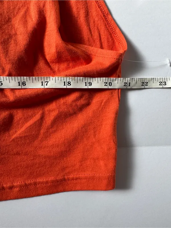 Urban Outfitters Orange Oversized Muscle Tank Top Small NWOT - Image 4