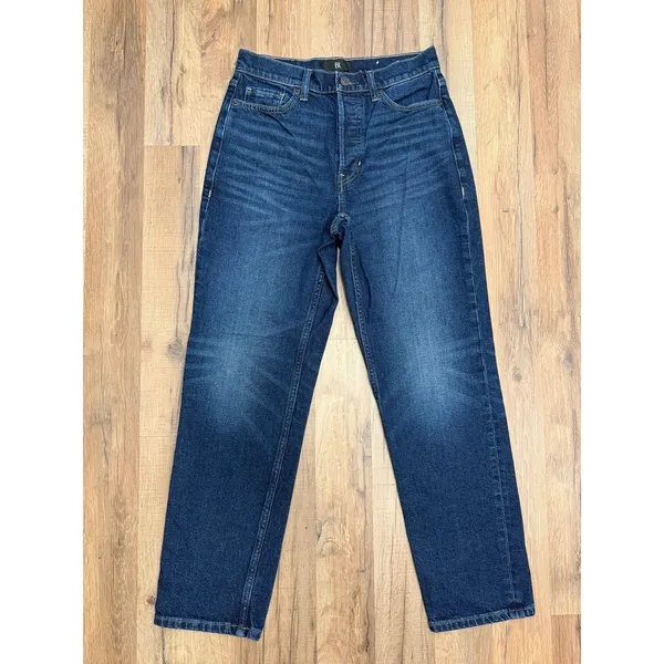 Banana Republic Washwell Women's‎ Jeans 27 Button Fly Straight Leg Denim - Image 2
