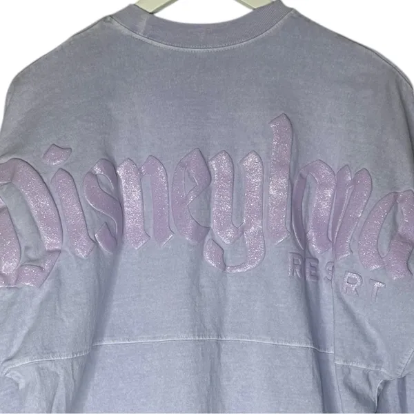 Disney Parks Disneyland Resort Spirit Jersey Lavender Glitter Size Large - Image 6