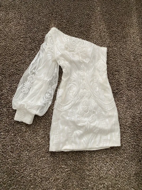 Formal White dress - Image 2