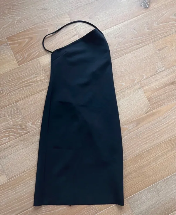 ZARA Dress Midi Black - Image 3