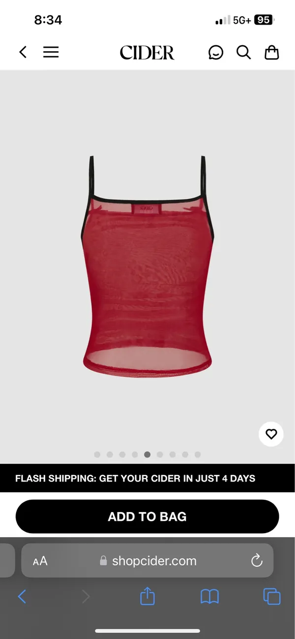 NWT Cider Mesh Square Neck Leopard Tank - Image 5