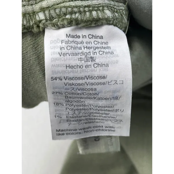 Madewell‎ 9" High Rise Skinny Crop Button Fly Jeans Womens Size 26 Green Denim - Image 9