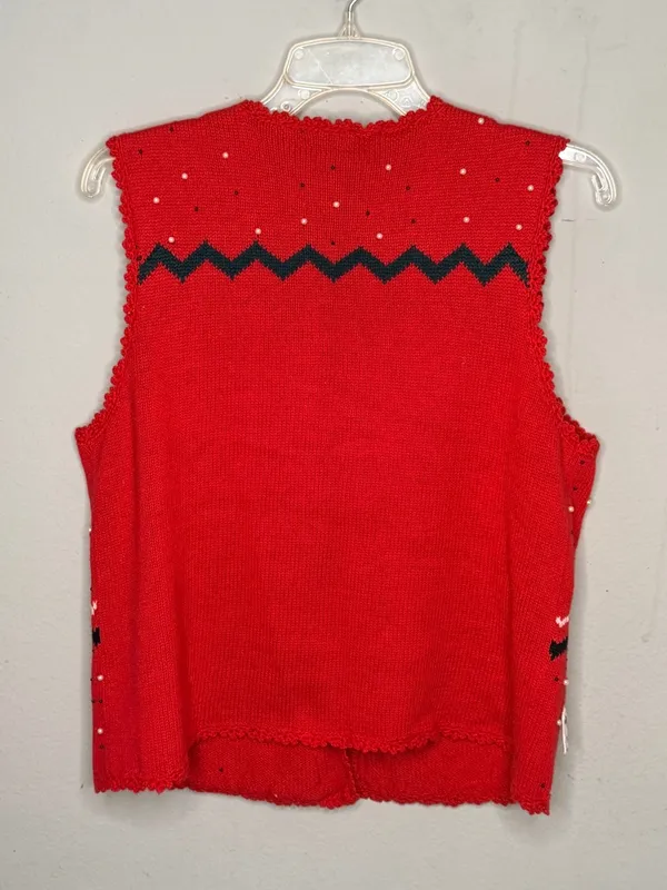 Vintage Rebecca Malone Christmas Sweater Vest - Image 6