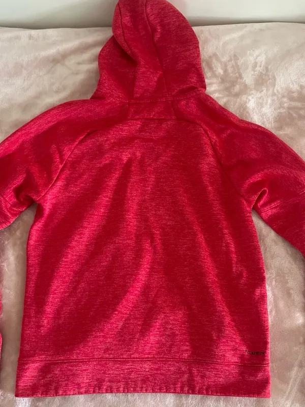 adidas Pink-Red Jacket with Orange Trim - Image 2